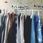 Second-hand - assorted-color clothes lot