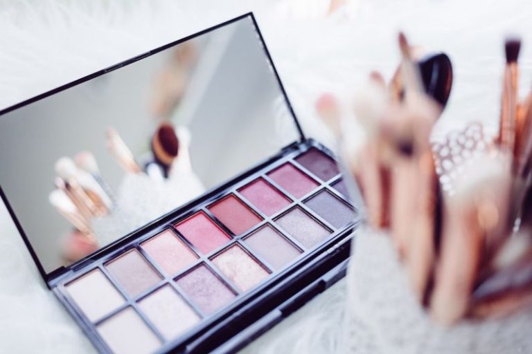Budget Beauty - selective focus photography of eyeshadow palette