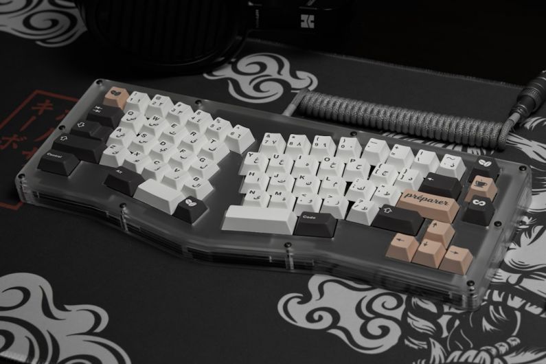 High-end Electronics - white and black computer keyboard