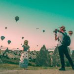 Travel Gear Favorite - man taking photo of hot air balloons