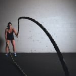 Workout Wear Favorite - woman holding brown ropes