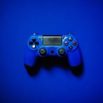 Gaming Console - blue sony ps 4 game controller