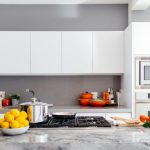 Kitchen Gadget - white over-the-range oven