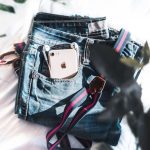 Tech Fashion - post-2014 iPhone inside blue denim bottom's pocket