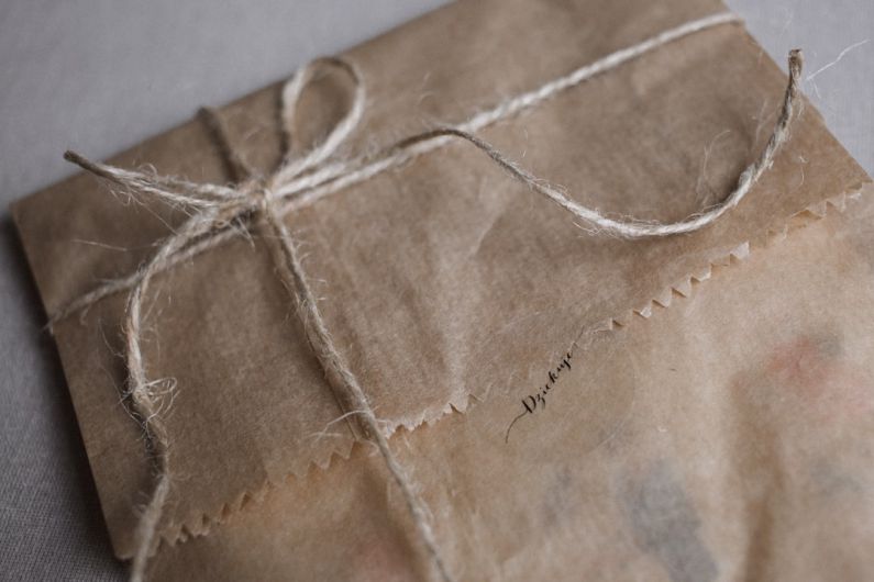 Eco Packaging - closeup photography of brown cover